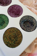 raver glitter makeup