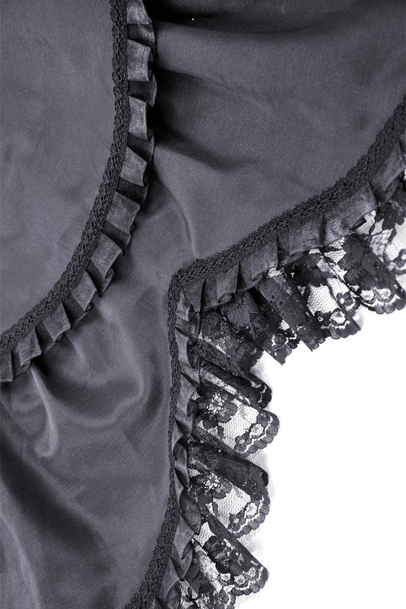ruffled lace cloak