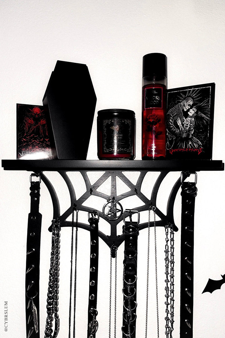 Spiderweb Jewelry Display Shelf