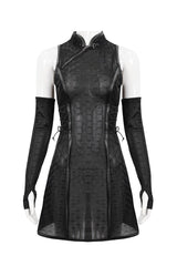 Goth Geisha Dress & Glove Set - dresses - VampireFreaks - Devil Fashion