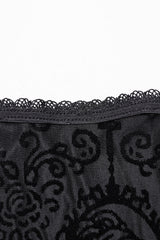 embroidered steampunk long gloves