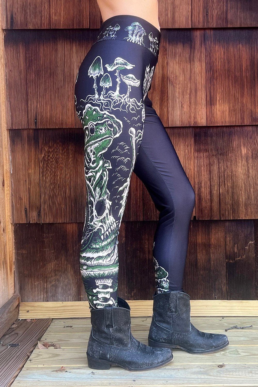 Goth Goblincore Leggings - womens bottoms - VampireFreaks - VampireFreaks