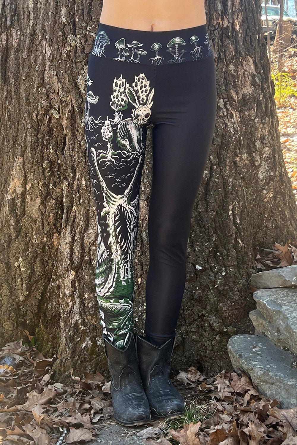 Goth Goblincore Leggings - womens bottoms - VampireFreaks - VampireFreaks