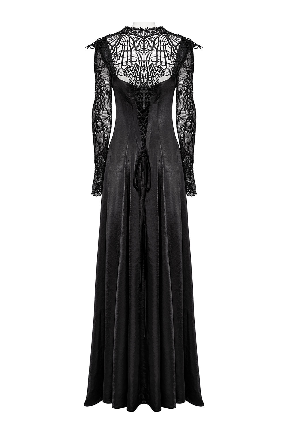 lace-up gothic gown