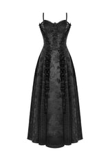 long gothic butterfly wedding dress