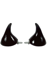 black horn hair clips