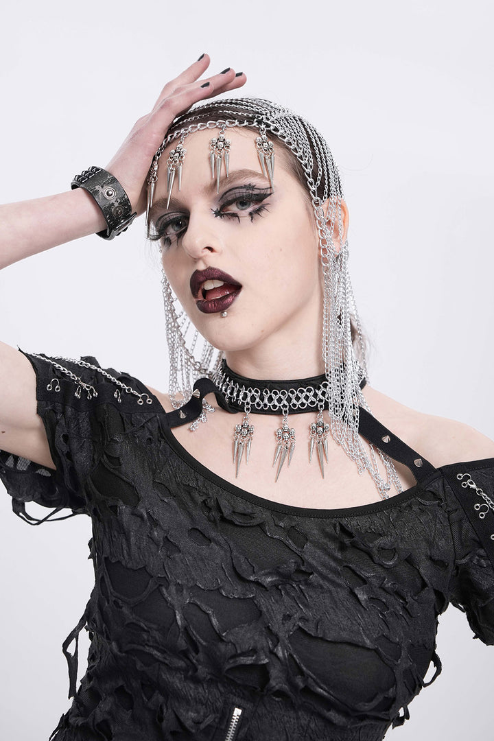 chainmail knightcore headdress