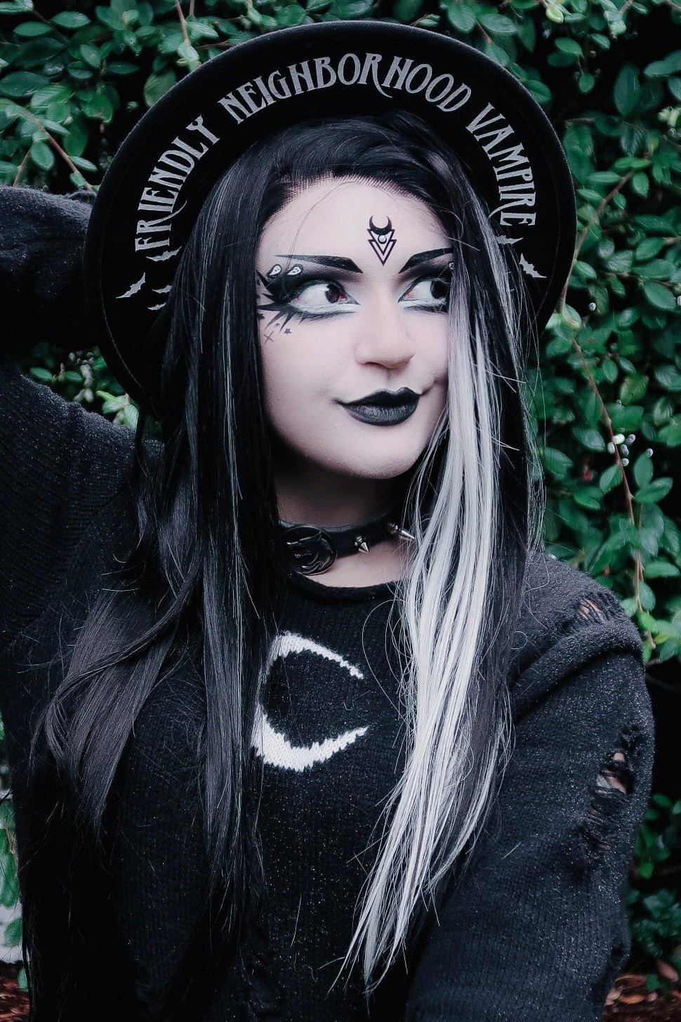 gothic vampire fedora