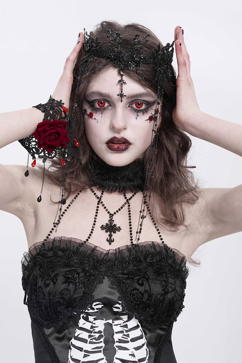 beaded tassel witch crown 