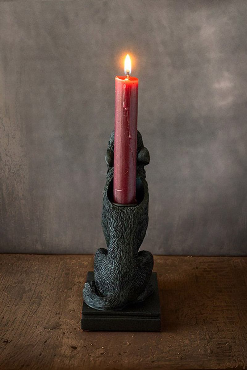 gothic candlestick holder
