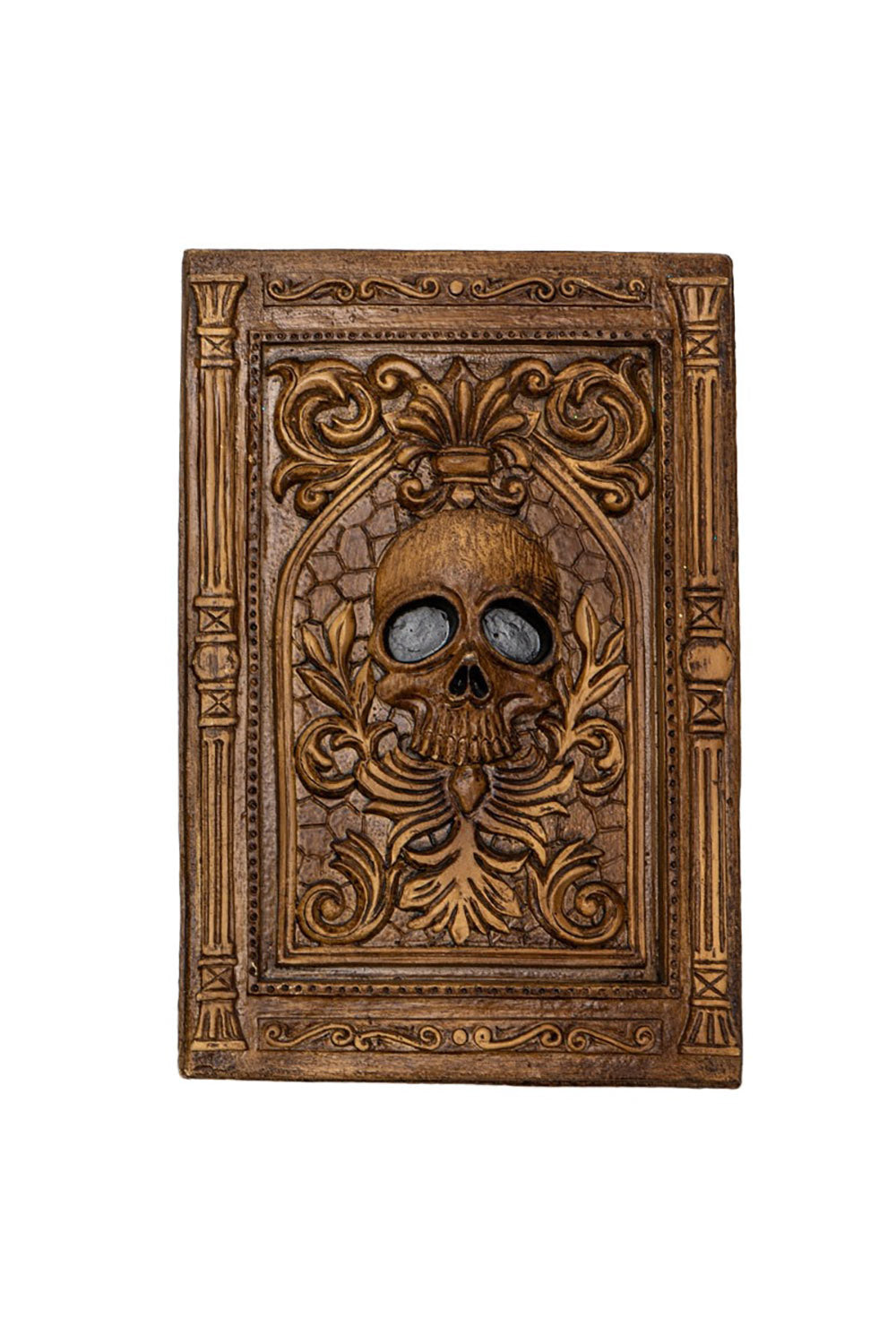 gothic faux wood storage box 