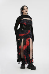 punk womens bolero shrug with thumbholes