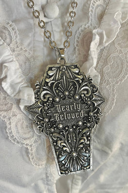 Dearly Beloved Coffin Necklace