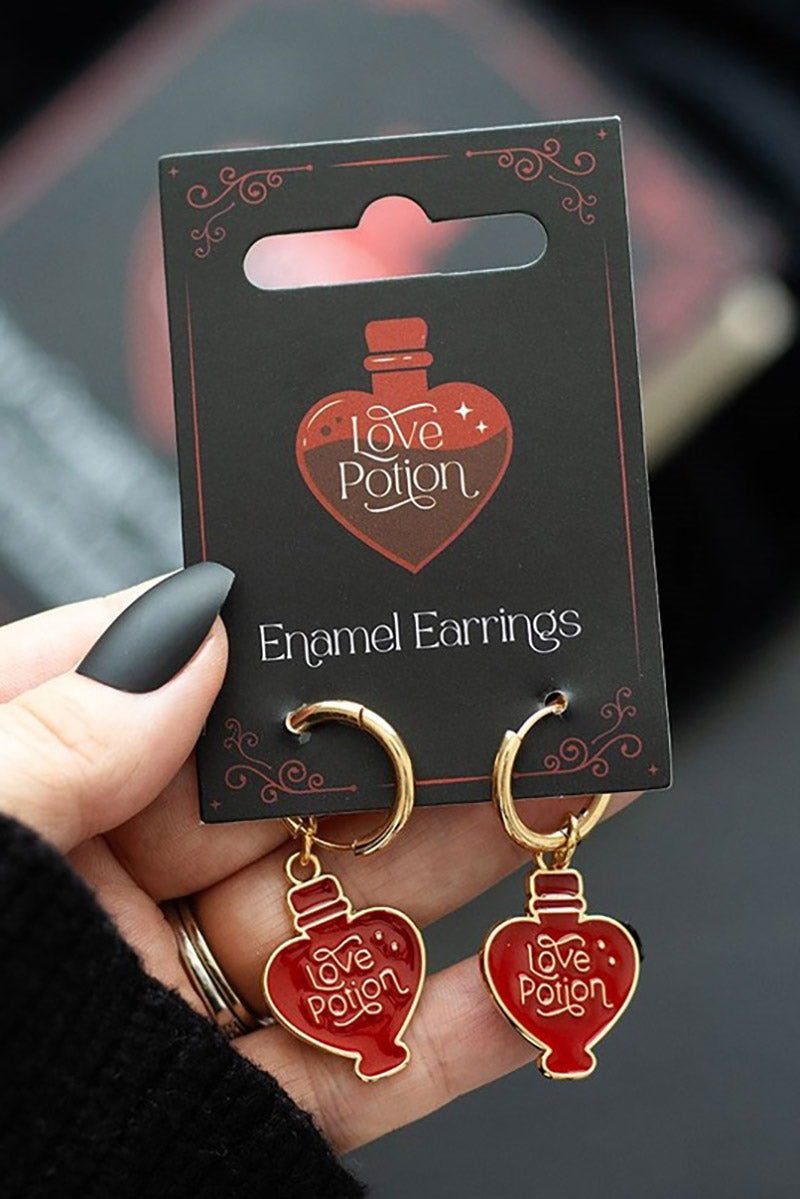 potion bottle earrings