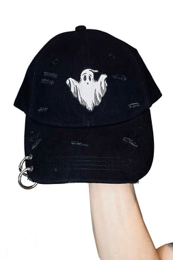 Ghost Pierced Baseball Cap