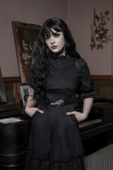 vegan leather goth harness