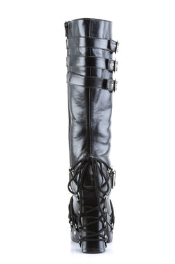 Corset Knee-High Punk Boots [CHA206/B/PU]