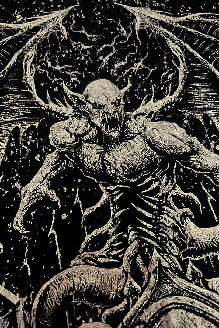 heavy metal monster goth shirt