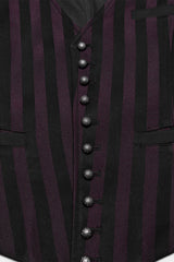 striped mens vest by punk rave