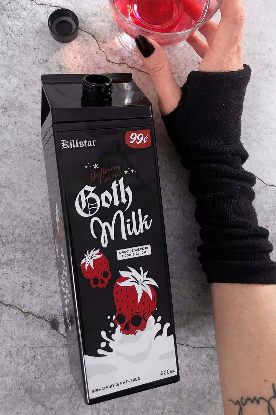 Goth Milk Cold Brew Cup - housewares - VampireFreaks - Killstar