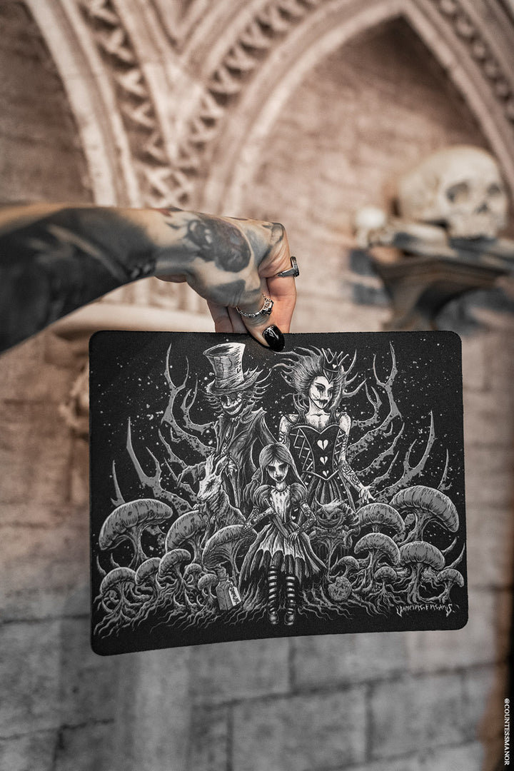 whimsigoth alice in wonderland mouse pad 