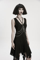 womens goth harness