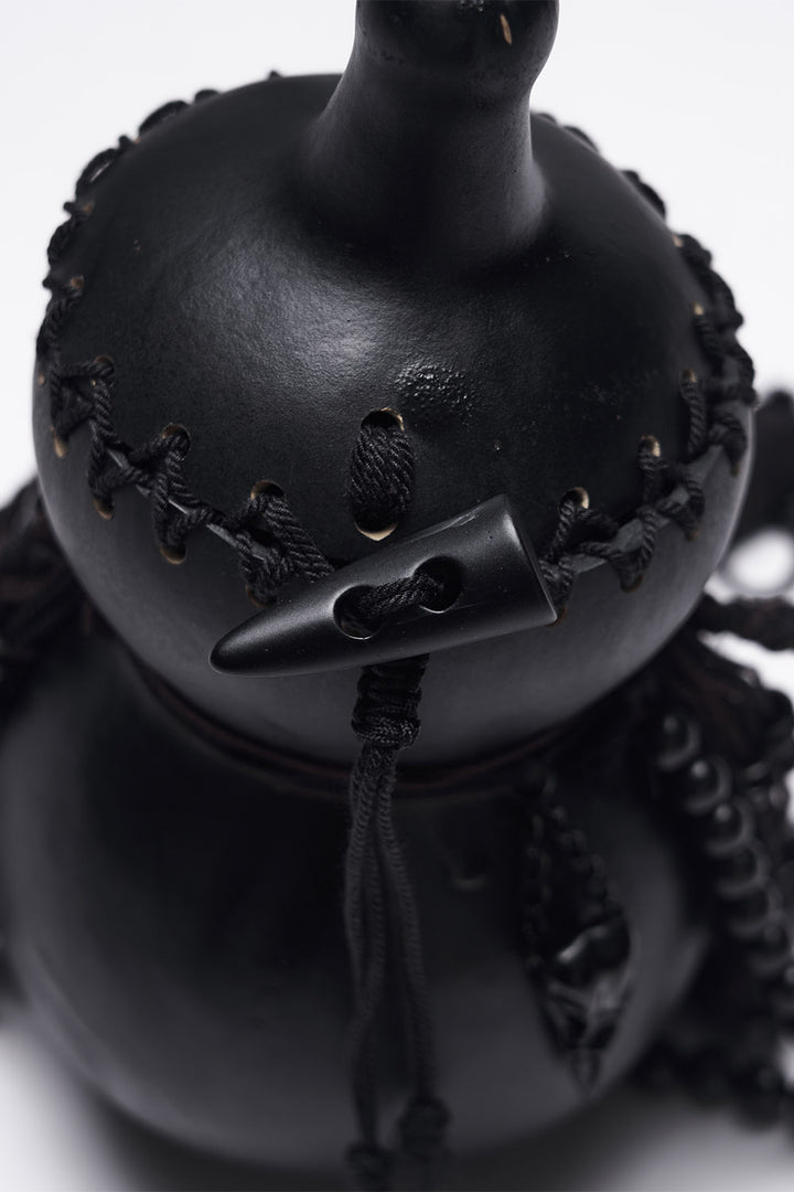 dark witchy bag with raven skull charm