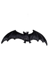 goth black vampire bat xmas tree ornament 
