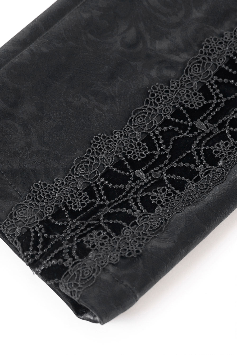 Detail of devil fashion mens goth pants