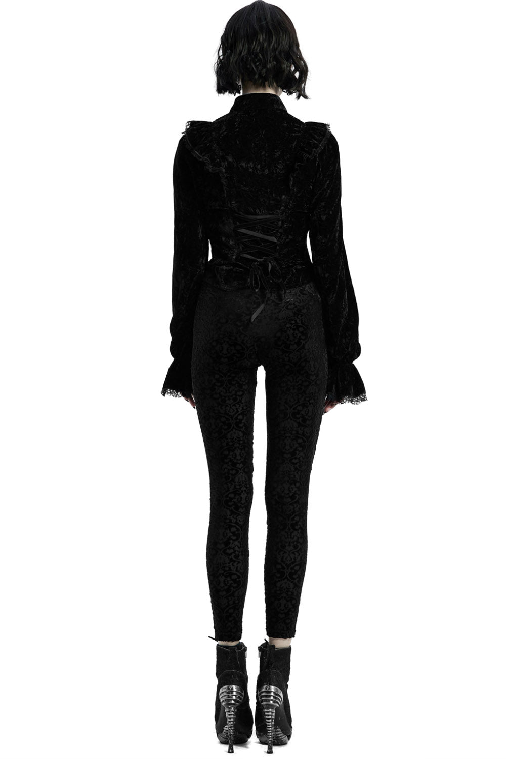 Victorian Massacre Velvet Leggings