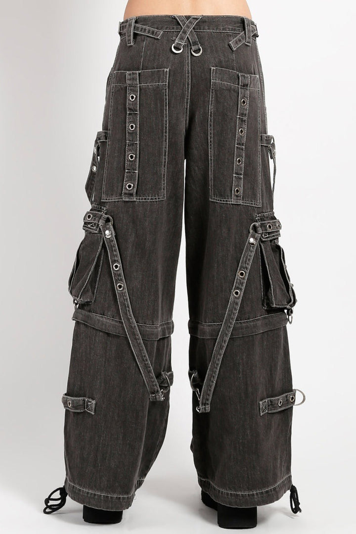 adjustable baggy fit punk pants