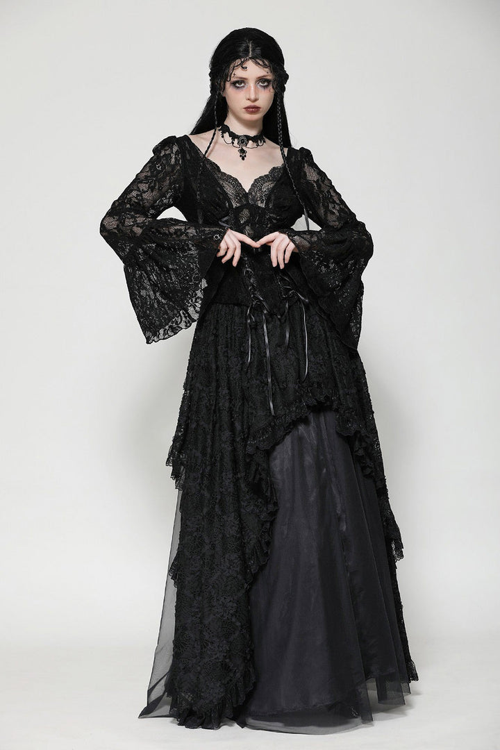 romantic goth victorian blouse