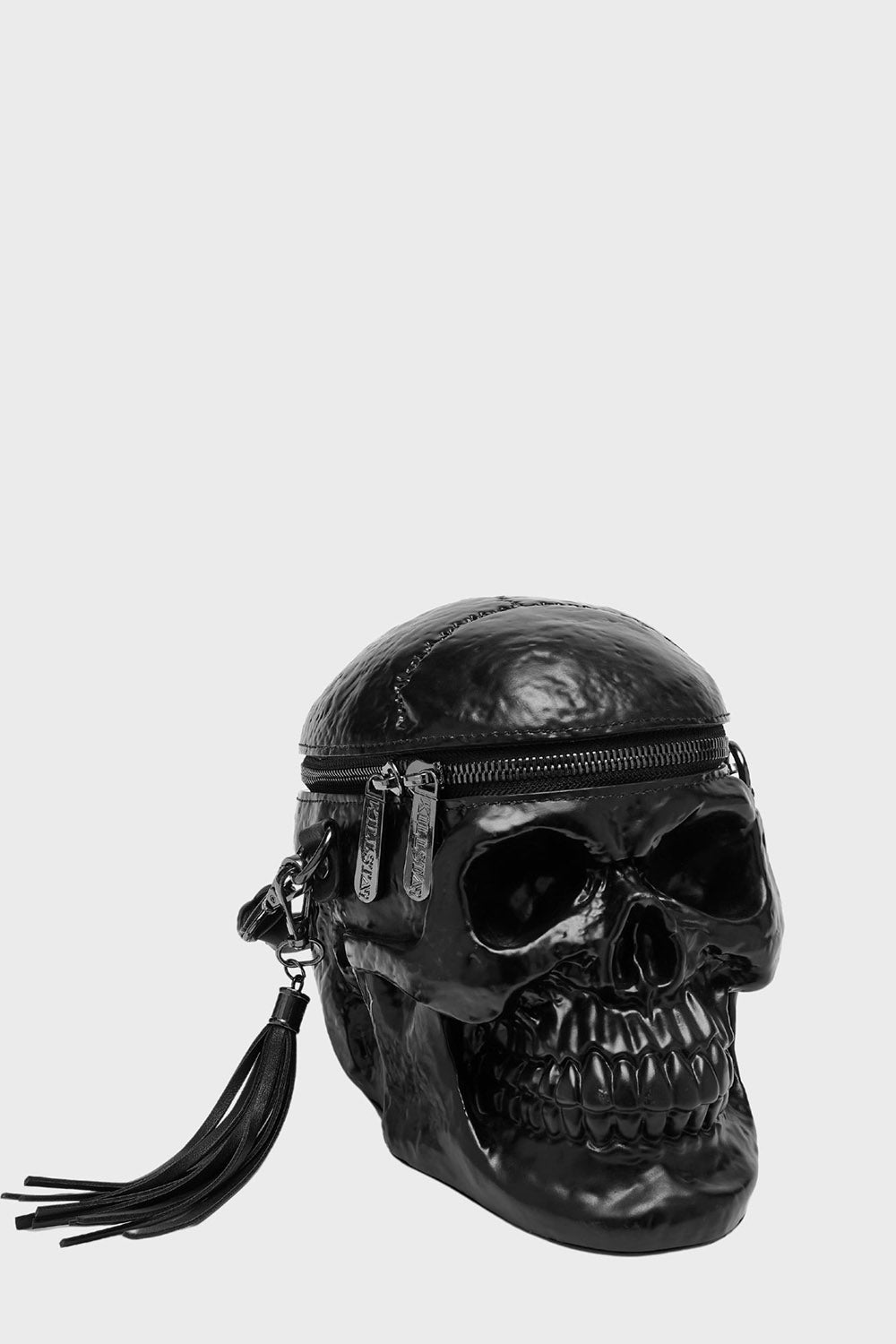 3D goth skull shaped purse