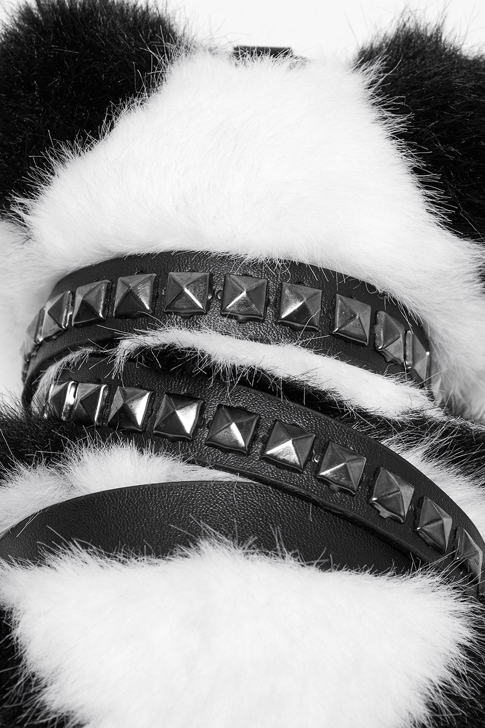 panda bear studded keychain for belt 