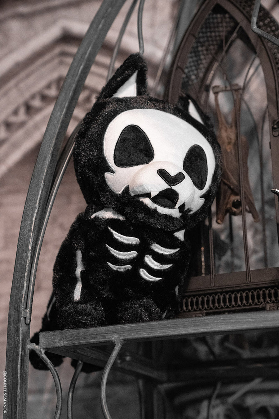 gothic dog stuffed animal toy plushie