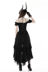 Romantic Ruffles High Low Dress