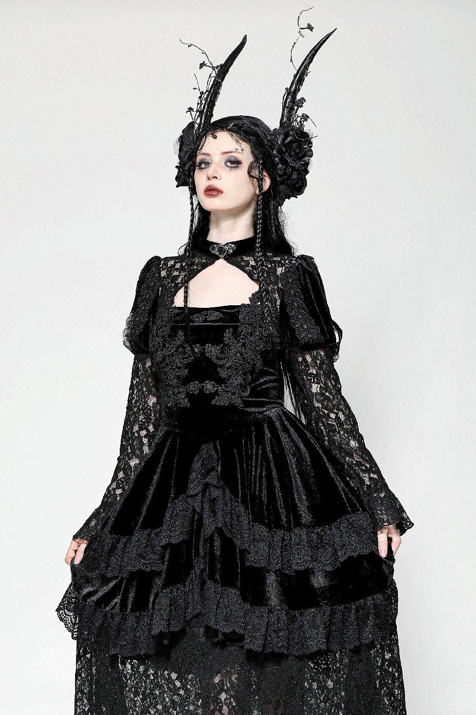 puffed shoulder princesscore dress