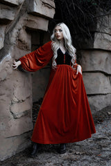 autumnal gothic dress