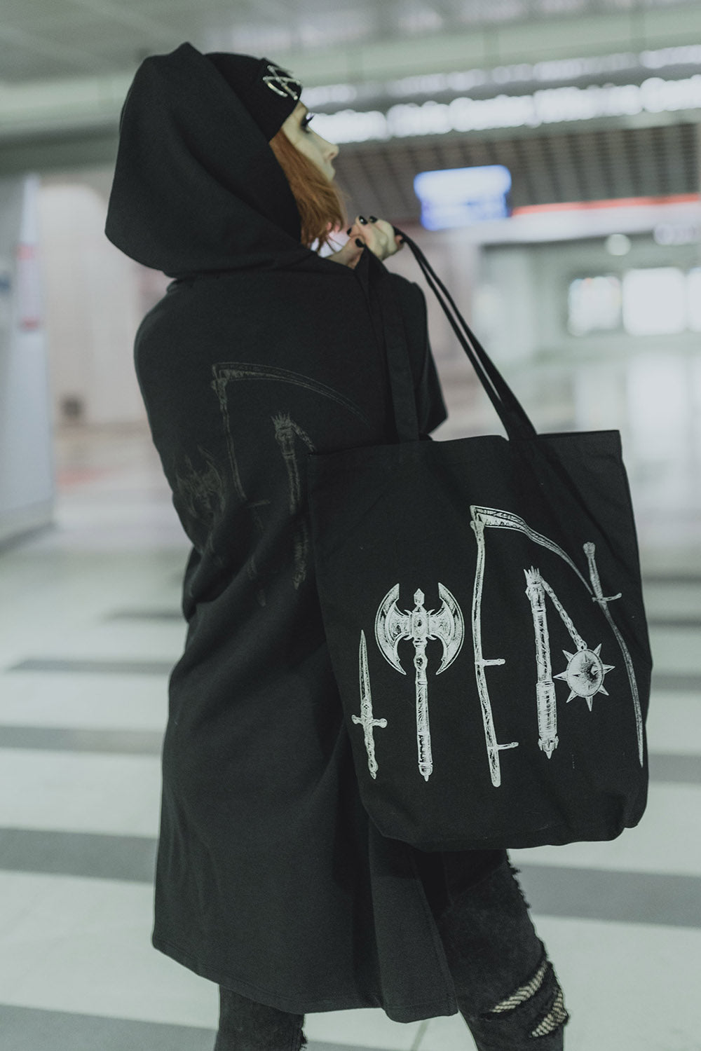 gothic tote bag