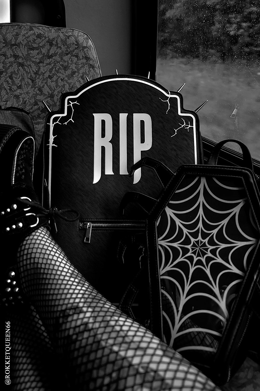 RIP Tombstone Backpack