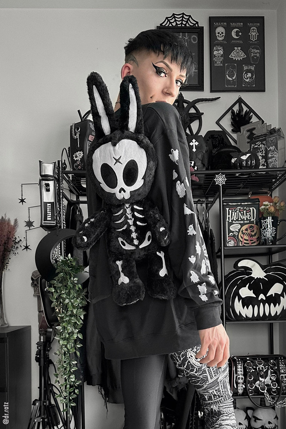 RIP Rabbit Plush Backpack – VampireFreaks