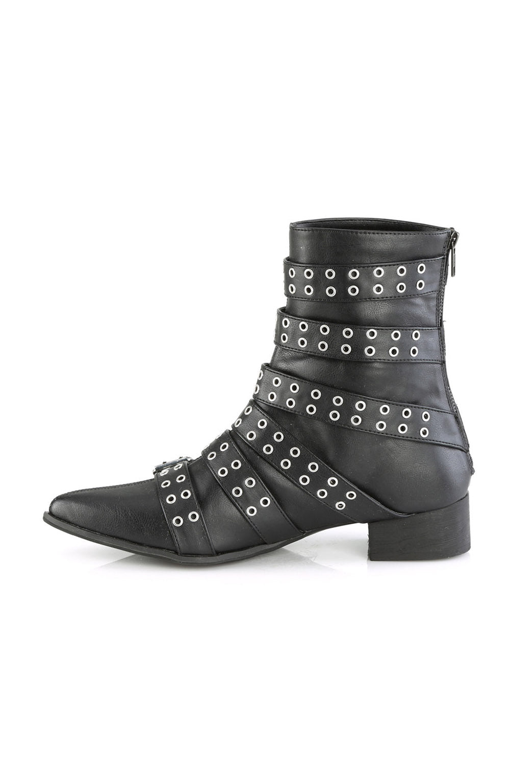 Goth Ranger Boots [WARLOCK - 70] - mens shoes - VampireFreaks - Demonia