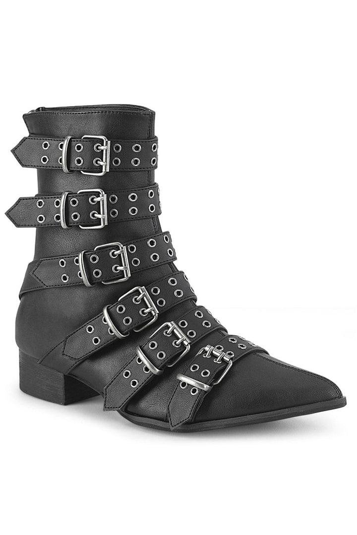 Goth Ranger Boots [WARLOCK - 70] - mens shoes - VampireFreaks - Demonia