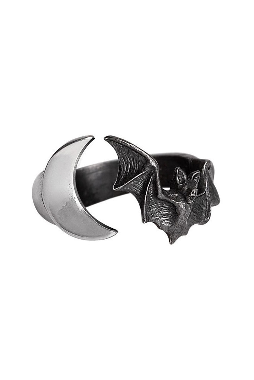 moon and bat ring