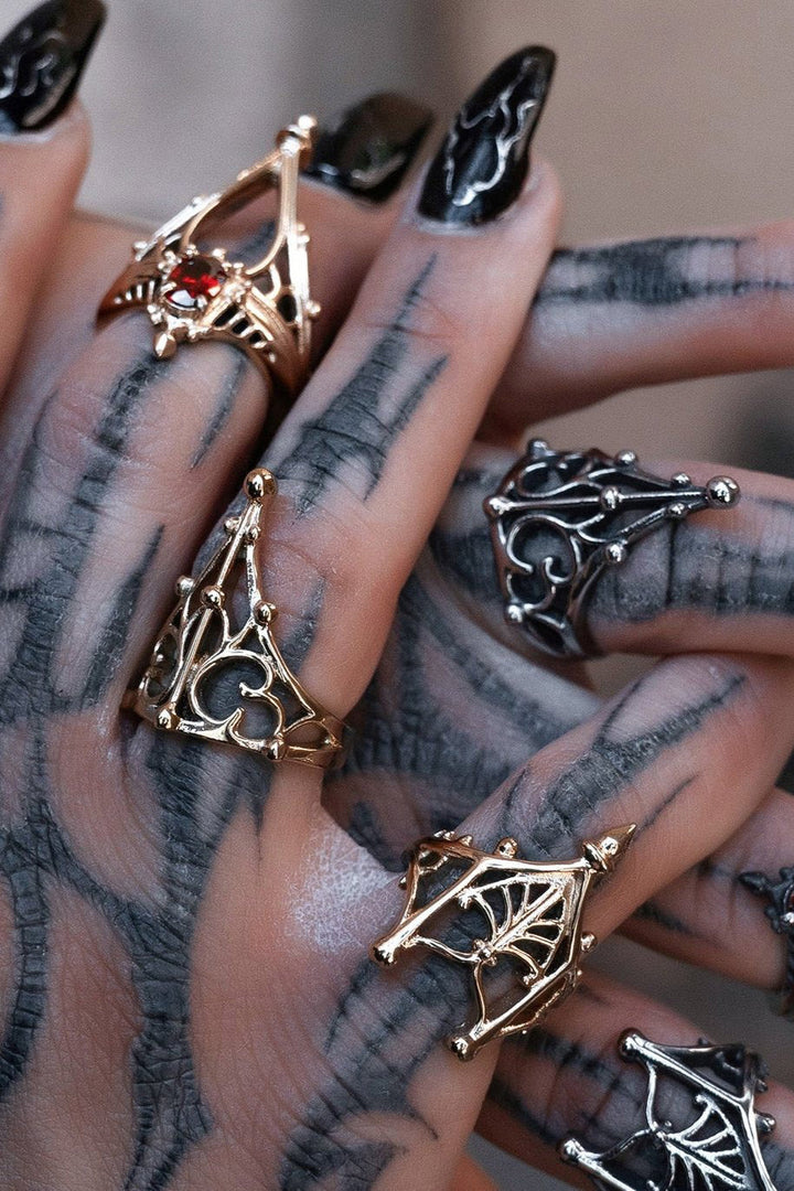 romantic goth lively ghosts rings