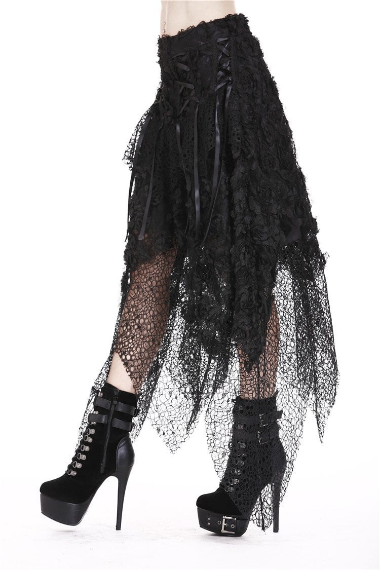 Goth Rose Garden Irregular Skirt – VampireFreaks