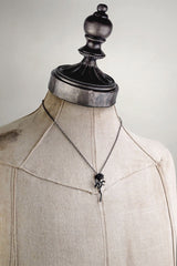 The Romance of the Black Rose Pendant