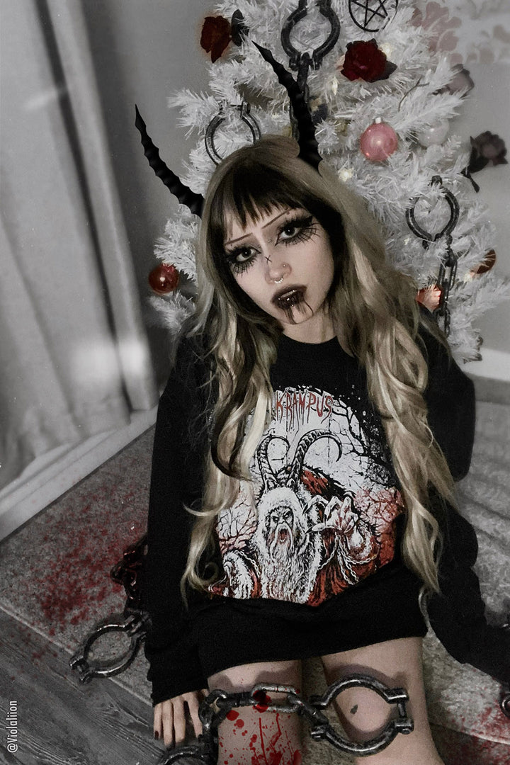 Naughty List Krampus Sweatshirt