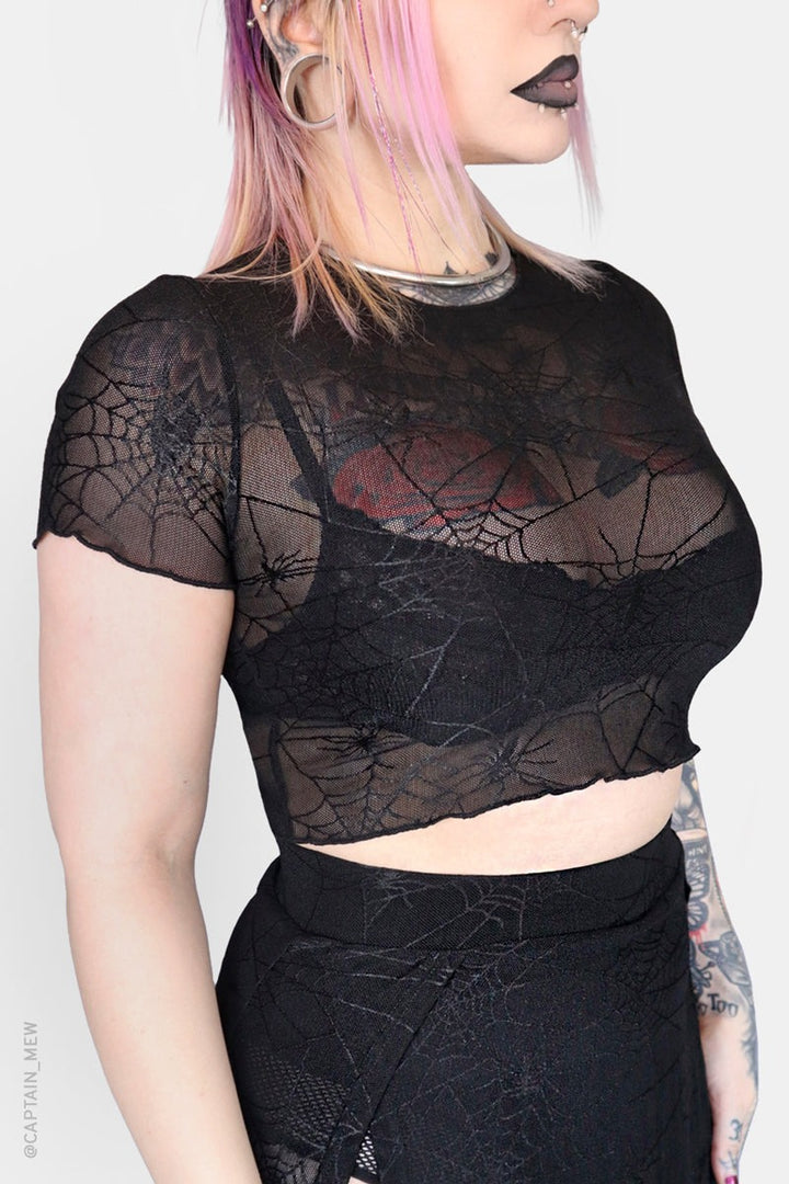 trad goth top for women