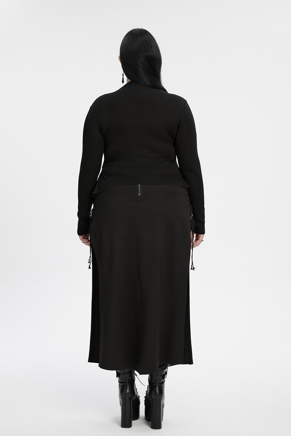 witchy high collar top